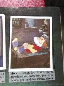 Collezionismo Figurine antiche: BLANCANIEVES DISNEY PANINI 156
